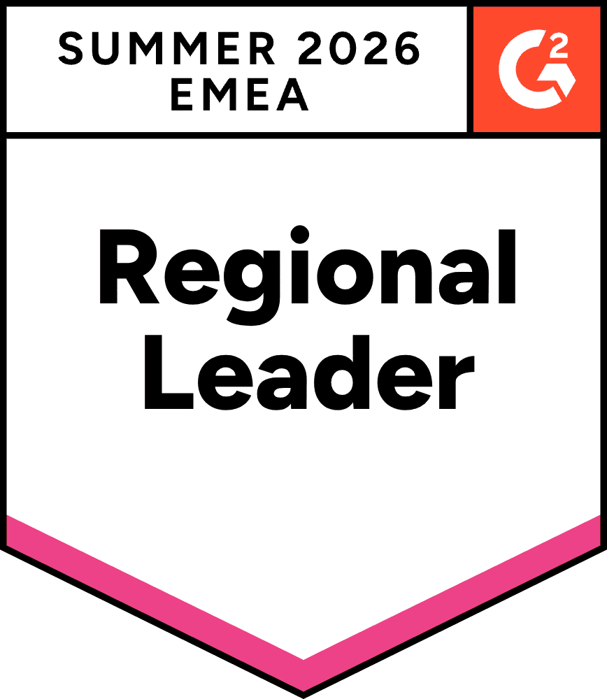 G2 Multichannel Retail Leader EMEA badge