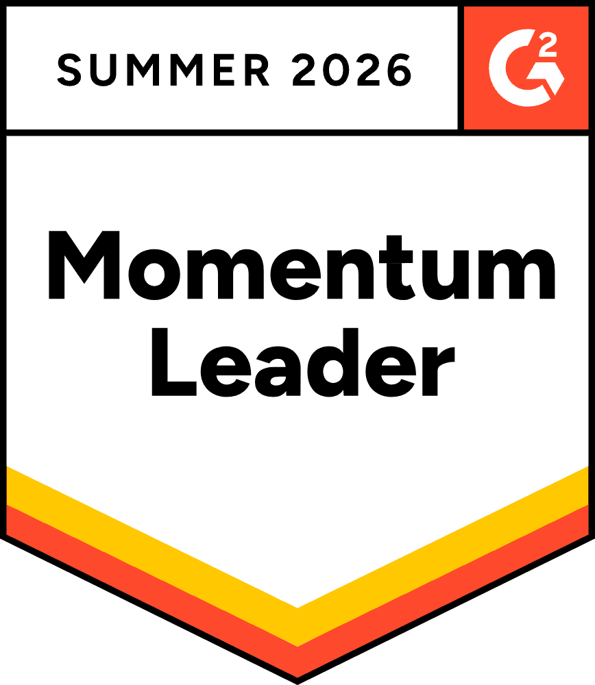 G2 Multichannel Retail Momentum Leader badge