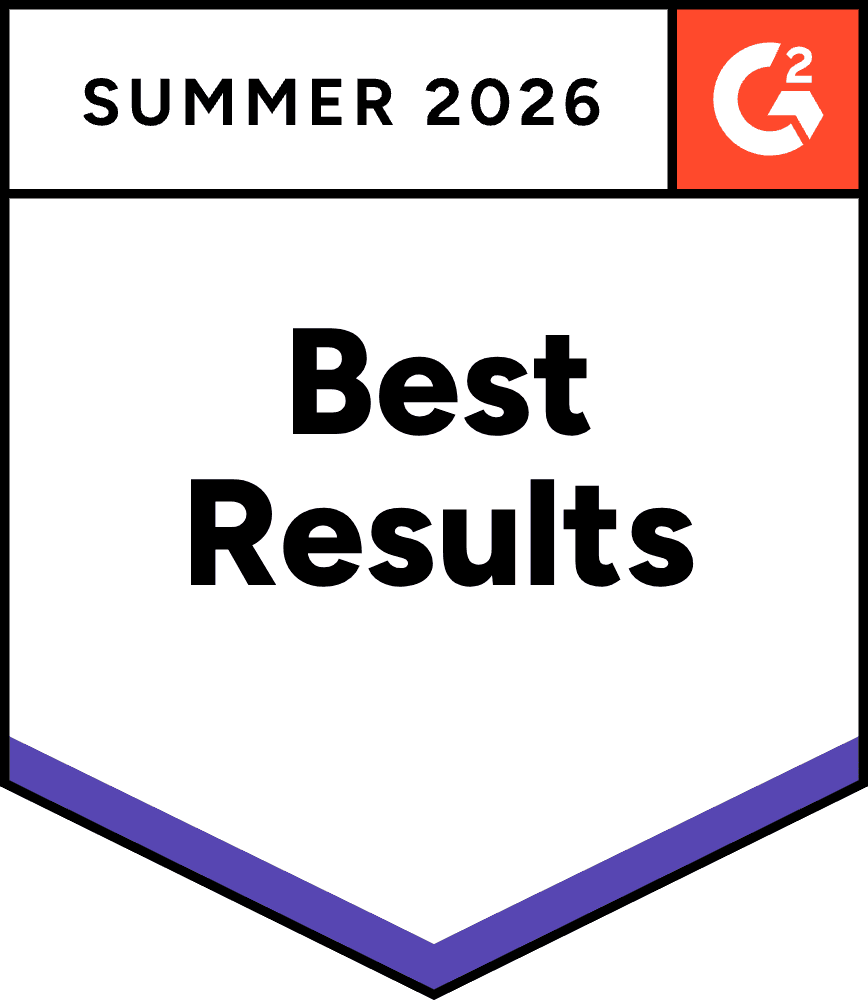 G2 Retail Intelligence Best Results badge