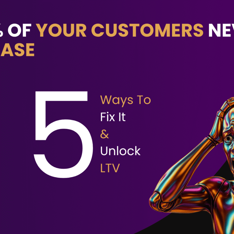 Why 80% of Your Customers Never Repurchase: 5 Fixes that Unlock LTV